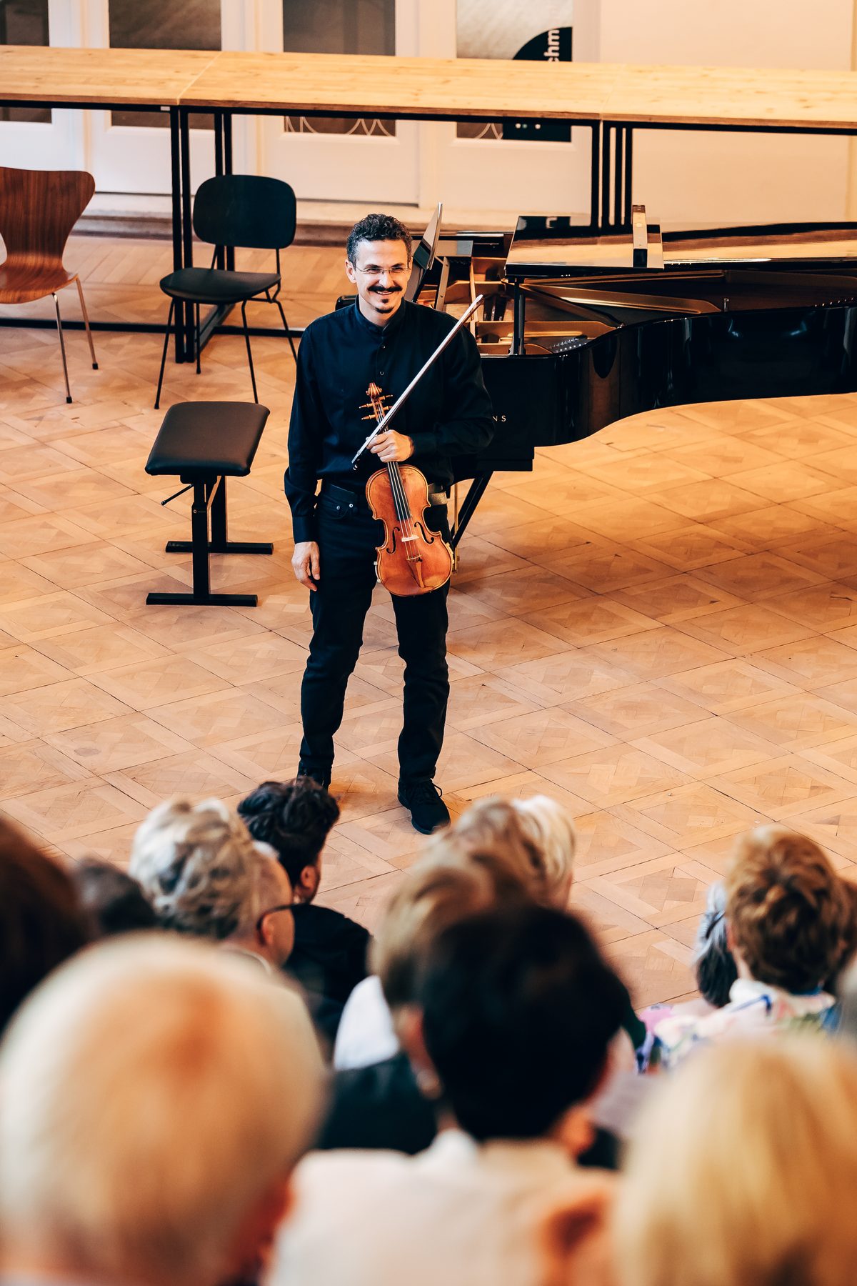 In recital